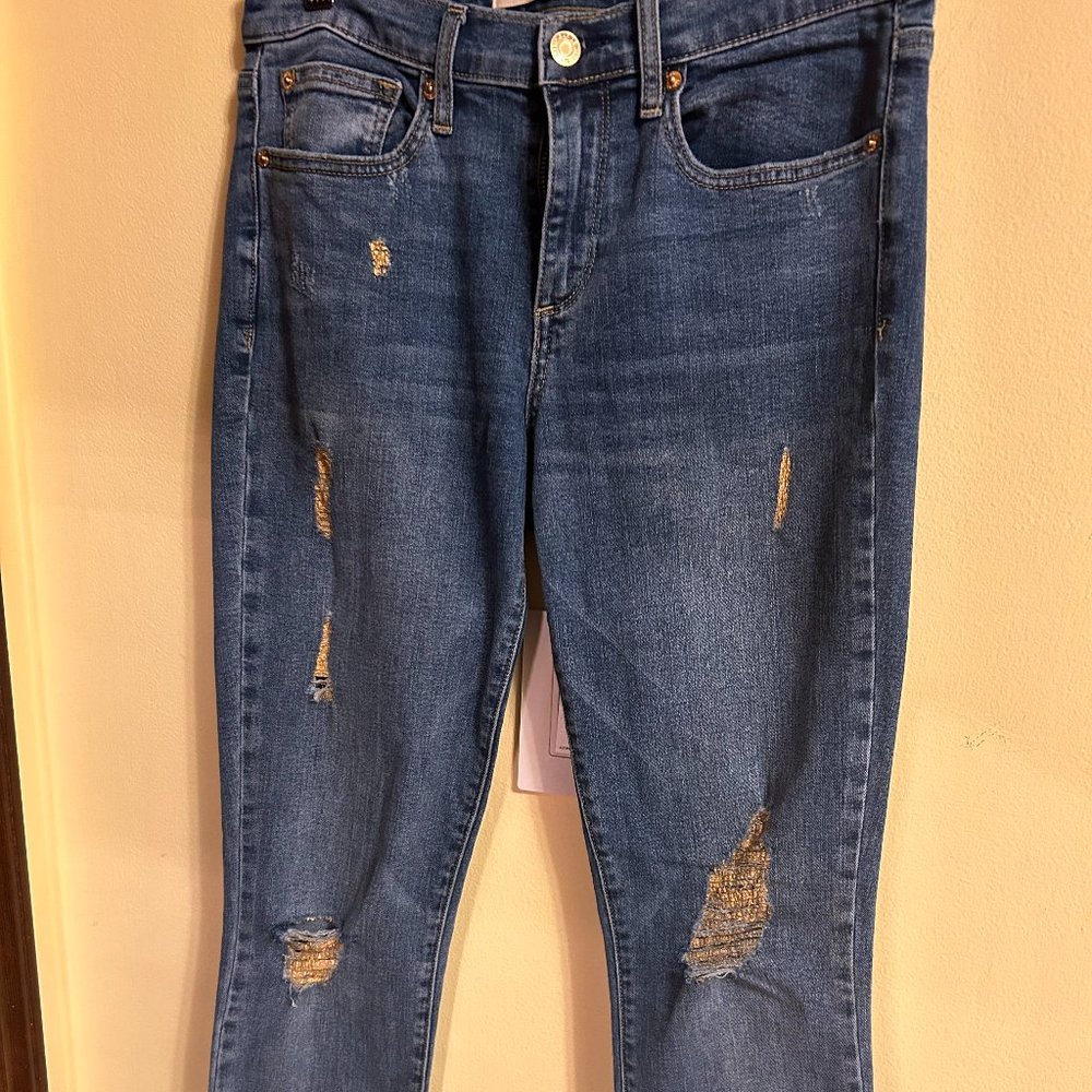 Gap ripped skinny jeans
